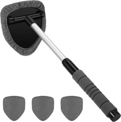 🔥Last Day 50% OFF🔥 Microfiber Car Windshield Cleaning Tool with Extendable Handle
