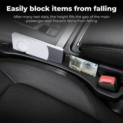 🔥Last Day 50% OFF🔥 Universal Car Seat Gap Filler Strip – Anti-Drop Pad with Seatbelt Slot