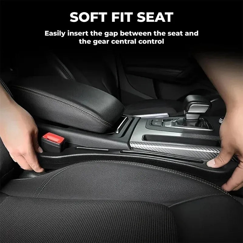 🔥Last Day 50% OFF🔥 Universal Car Seat Gap Filler Strip – Anti-Drop Pad with Seatbelt Slot